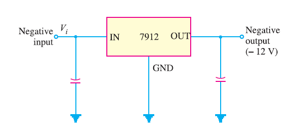 Mạch ổn áp điện áp âm -12V IC ổn áp là gì -